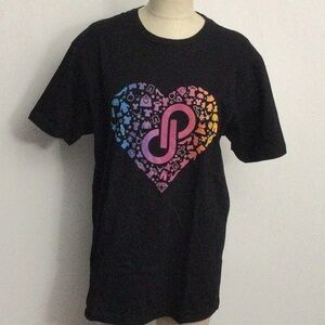 NWOT One of A Kind Posh Love Tee Shirt Unisex Size Large Black